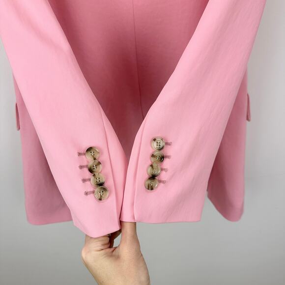 BOSS Jatera Double Breasted Blazer Jacket Pink Dahlia Classic Office US 6 NWT - Picture 16 of 16